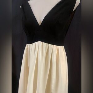 Jill Stuart Black and Cream Gown